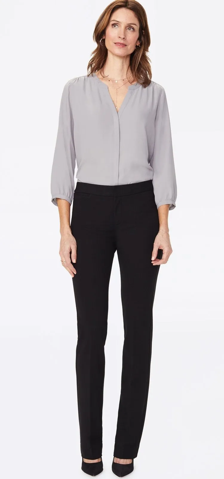 Slim Trouser Zwart (Petite) | Black