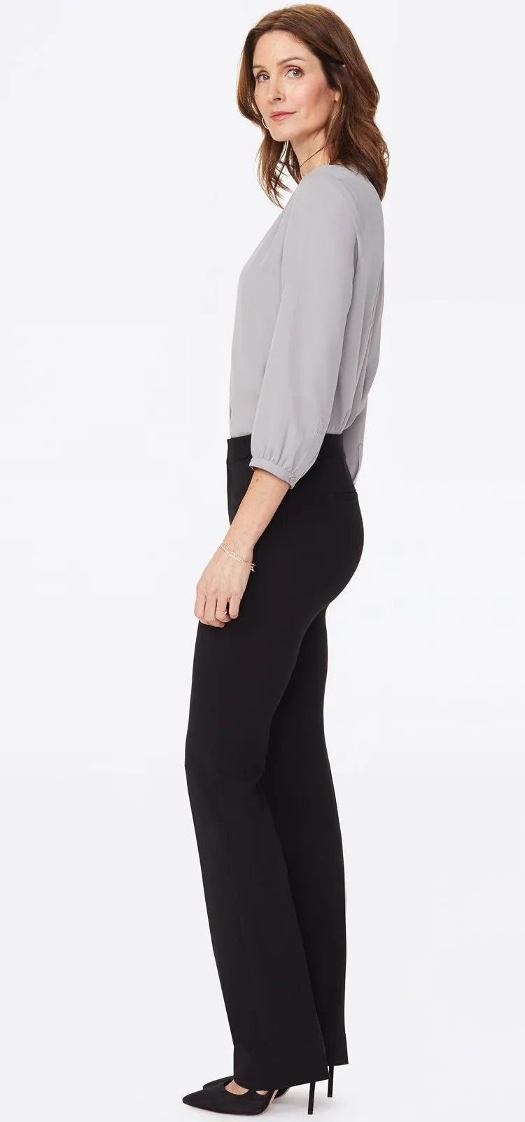 Slim Trouser Zwart (Petite) | Black