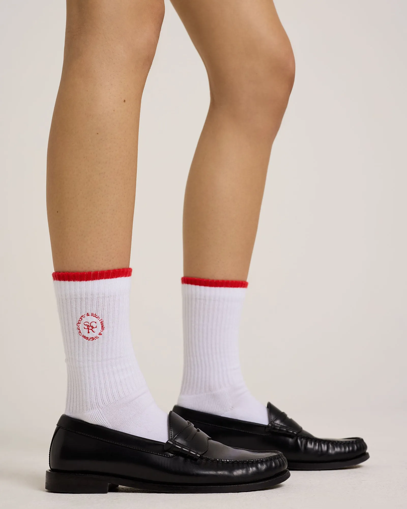 SRHWC Socks - White/Bright Red