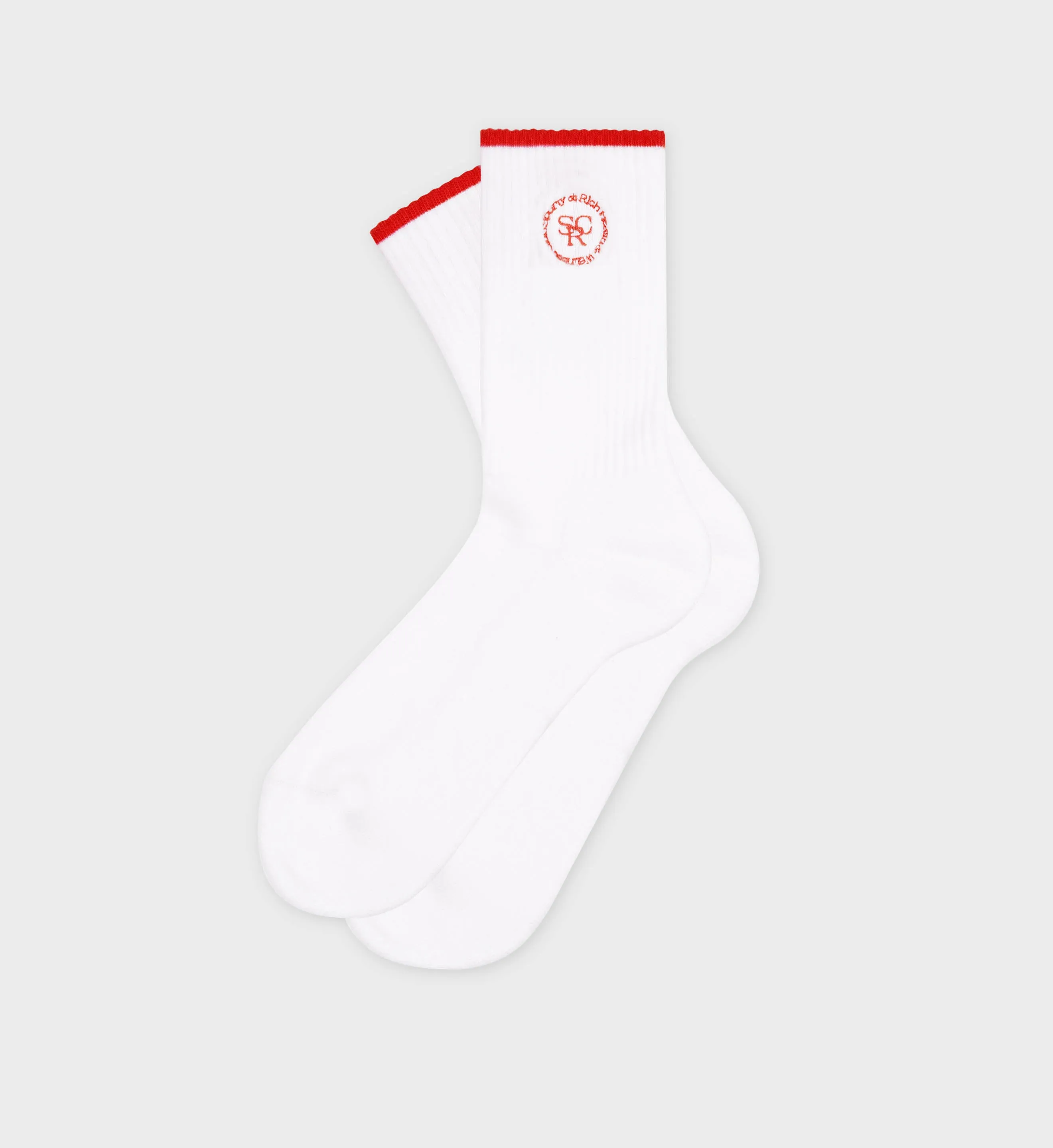 SRHWC Socks - White/Bright Red