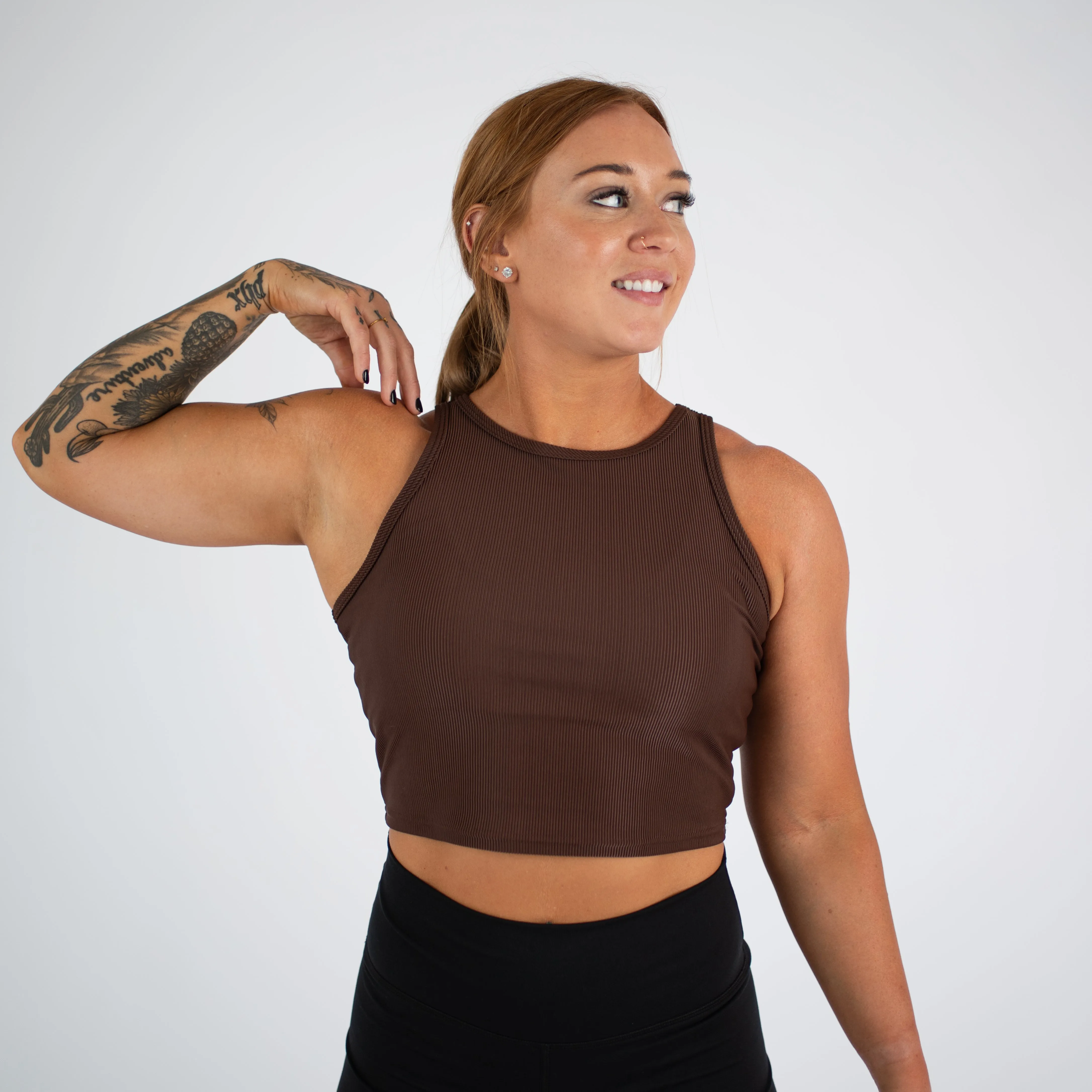 Tempo Crop Tank - Fitted