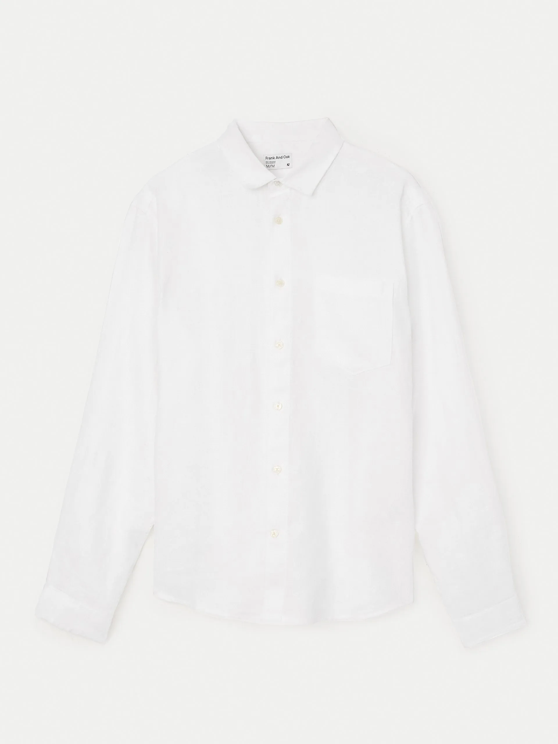 The Linen Shirt in Bright White