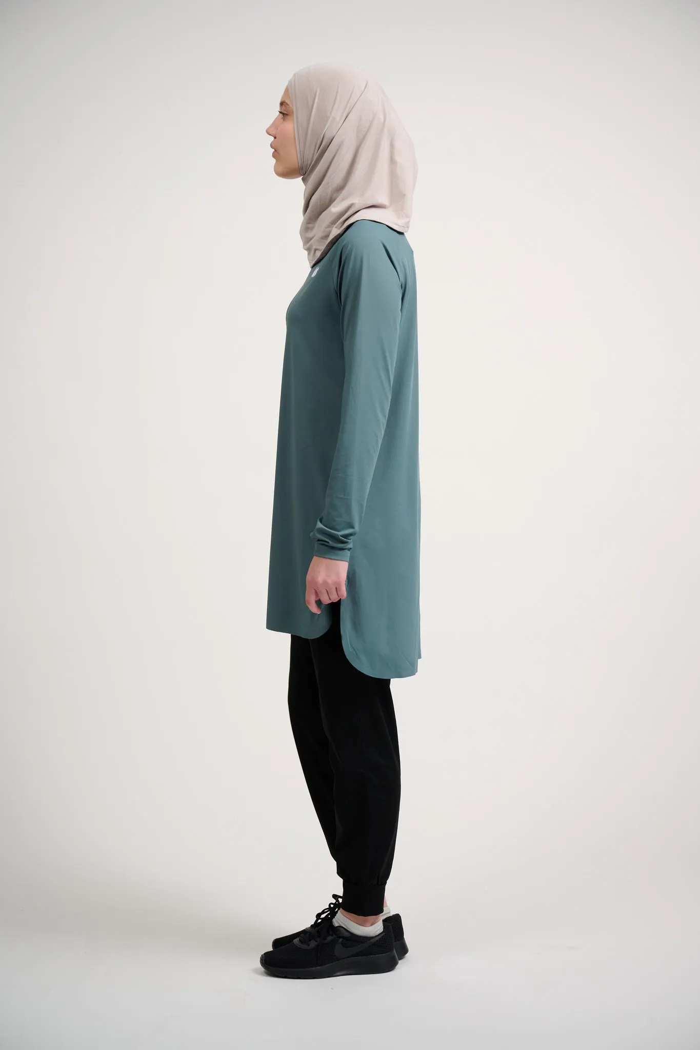 The Staple Modest Sports Dress- Muted Teal