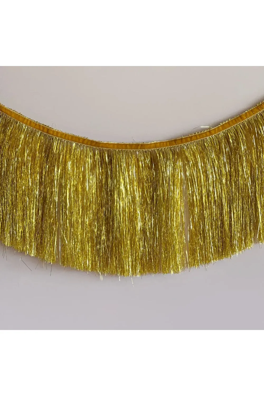 TINSEL GARLAND BRIGHT GOLD