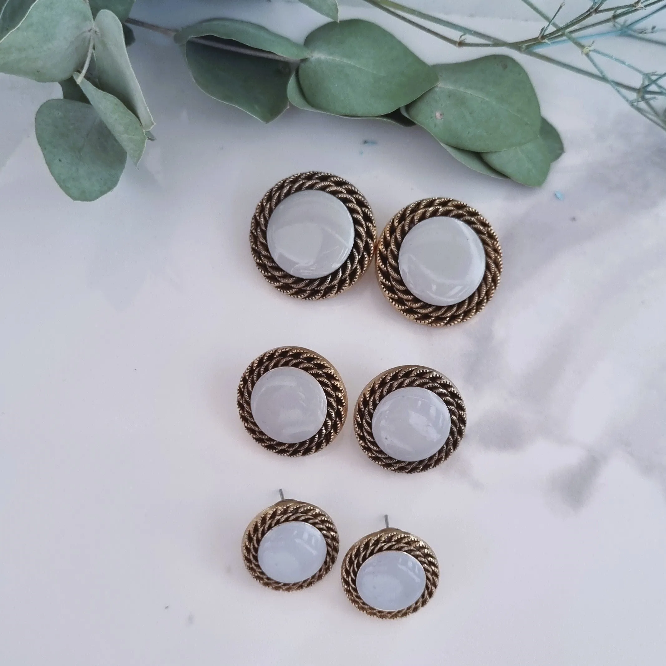 Vintage earrings - Mint