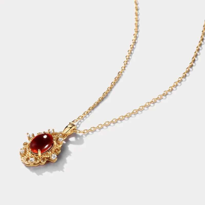 Vintage Garnet Necklace