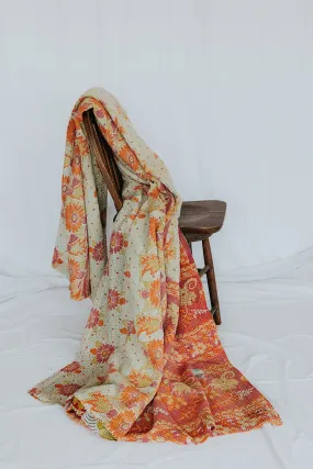 Vintage Kantha Blanket - #16