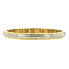 Vintage Wedding Band Ring