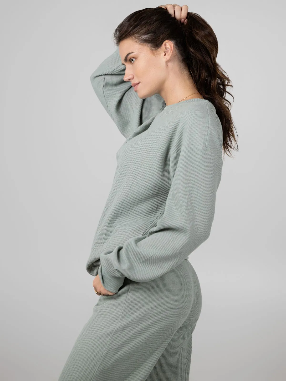 Waffle Lounge Relaxed Sweatpants