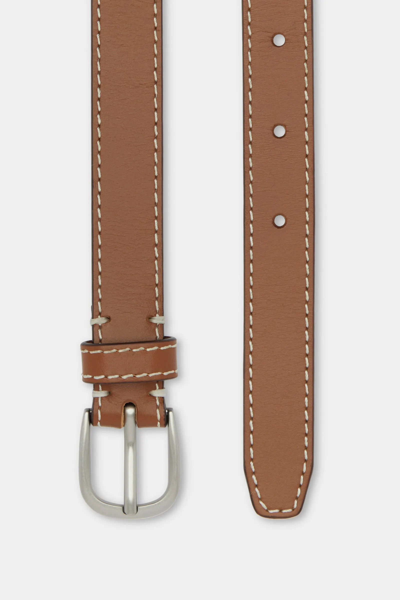 Womens Slim Leather Belt